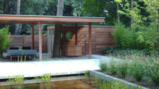 moderne design tuinen aanleggen ,tuinrenovatie Riel